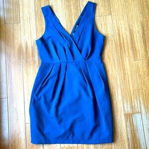F21 royal blue tulip dress